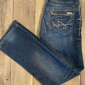 Cruel Girl, Denim, dark wash jeans in Abby cut.